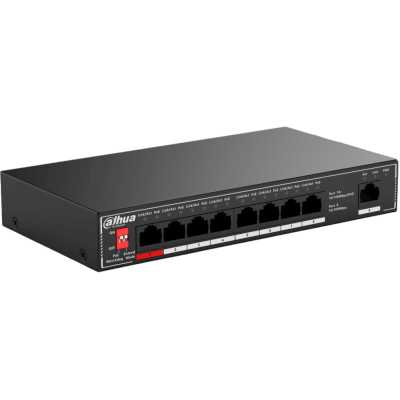 Коммутатор Dahua DH-SF1009P, 9×100 Мбит/с, неуправляемый