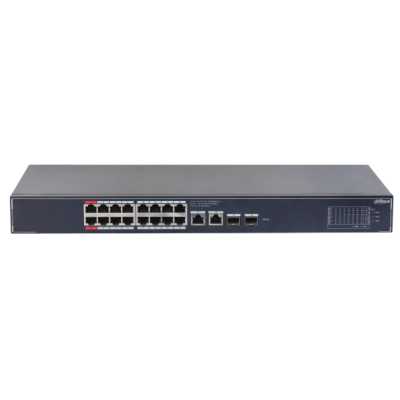 Коммутатор Dahua DH-SG4020LP, 18×1 Гбит/с + 2×1 Гбит/с SFP, управляемый