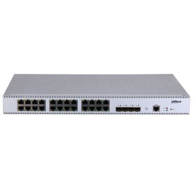 Коммутатор Dahua DH-SG5028X, 24×1 Гбит/с + 4×10 Гбит/с SFP+, управляемый