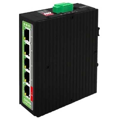 Коммутатор Digma DSP404F-1F-200, 5×100 Мбит/с, неуправляемый