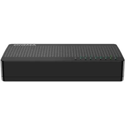 Коммутатор Digma DSW-108GEV2, 8×1 Гбит/с, неуправляемый