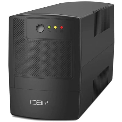 Источник бесперебойного питания CBR UPS-TWP-101EJ-650 / 650ВА / 390Вт, Schuko CEE 7 x2 outlets, USB Type-B, RJ11/45