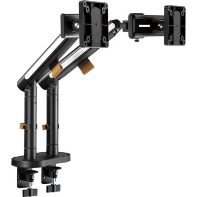 Кронштейн для мониторов Ultramounts UM727B черный 17"-32" макс.9кг крепление к столешнице поворот и наклон