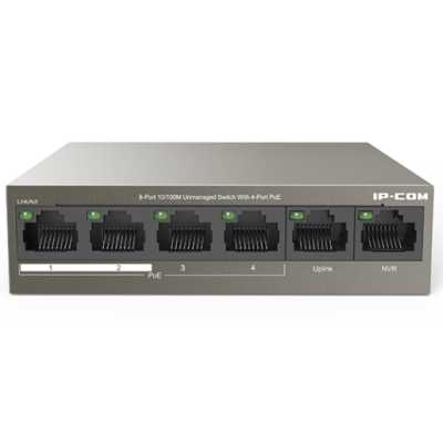 Коммутатор IP-COM F1106P-4-63W 6PORT 4POE