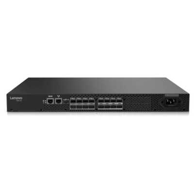 Коммутатор SAN FC Switch Lenovo DB610S 16x16Gb FC, 16 ports licensed, including 16x FC 16Gb SWL SFPs transceivers, 1 PS, Rail Kit, 1Yr (6559-CH5)