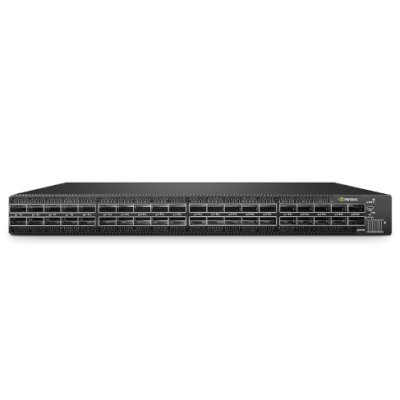 Коммутатор Infiniband Mellanox® Quantum(TM) HDR InfiniBand Switch, 40 QSFP56 ports, 2 Power Supplies (AC), unmanaged, standard depth, P2C airflow, Rail Kit