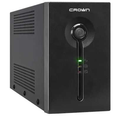 Источник бесперебойного питания Crown CMU-SP650COMBO/650 ВА/390 Вт/2 х CEE 7 (евророзетка), 3 x IEC 320 C13 (компьютерная)