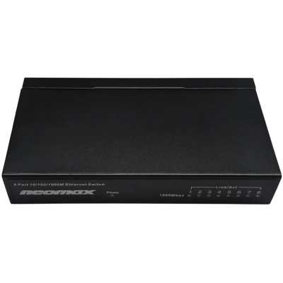 Коммутатор NEOMAX 11107401 — неуправляемый коммутатор NMS-108P-1000-S, 8 портов 1000 Mbps, металл