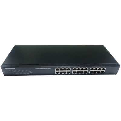 Коммутатор неуправляемый NEOMAX NMS-124P-1000-SR, 24 порта 1000 Mbps, металл Rack