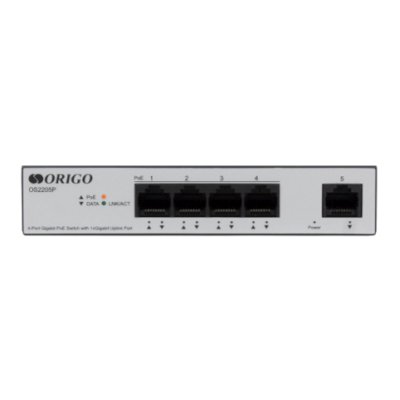 Коммутатор Unmanaged Switch 4x1000Base-T PoE, 1x1000Base-T, PoE Budget 60W, Long-range PoE up to 250m, metal case