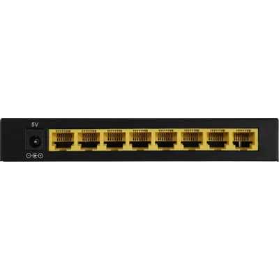Коммутатор неуправляемый ORIGO Unmanaged Switch, 8x1000Base-T, metal case