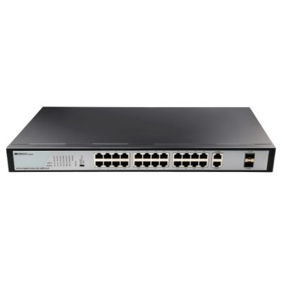 Коммутатор неуправляемый ORIGO 26x1000Base-T, 2x1000Base-X SFP, комплект для установки в 19" стойку