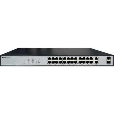 Коммутатор Origo OS2228P/370W OS2228P/370W/B1A (L2) 26x1 Гбит/с 2SFP 24PoE+ 370W неуправляемый