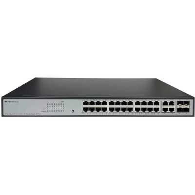 Коммутатор Origo OS2328P/360W OS2328P/360W/A1A (L2) 24x1 Гбит/с 4xКомбо(1000BASE-T/SFP) 24PoE 360W настраиваемый