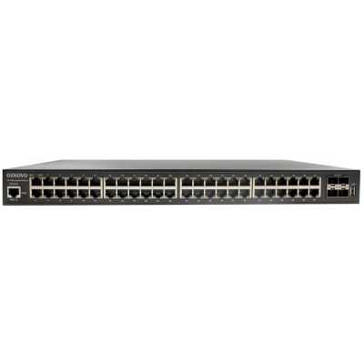 Коммутатор/ OSNOVO SW-48G4X-L2 Управляемый L2+ коммутатор Gigabit Ethernet на 52 порта. Порты: 48 x GE (10/100/1000Base-T) + 4 x 1G/10G SFP+ Uplink. Консольный порт, Уровень управления L2+. Поддержка Jumbo Frame 12K, IGMP Snooping, DHCP-сервер, статическа