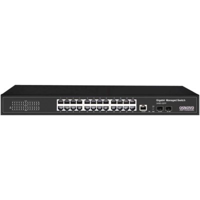Коммутатор Osnovo SW-72402/L2 Управляемый (L2+) гигабитный на 26 портов