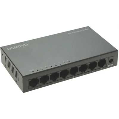 Коммутатор Osnovo SW-8F 8x100 Мбит/с неуправляемый