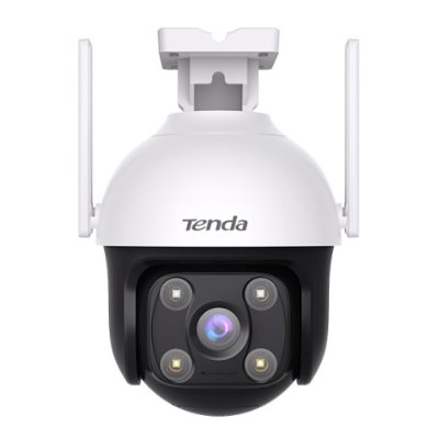 Tenda CH3 Уличная поворотная IP-камера, 2304x1296, 355° по горизонтали, 90° по вертикали, Wi-Fi, ночная съемка до 30м, датчик движения, IP65, от -30° до 60° C, microSD, 2 внешние антенны, белый