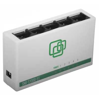 Коммутатор SNR SNR-S1000-5T, 10/100BaseT, количество портов 5 шт, (L2)