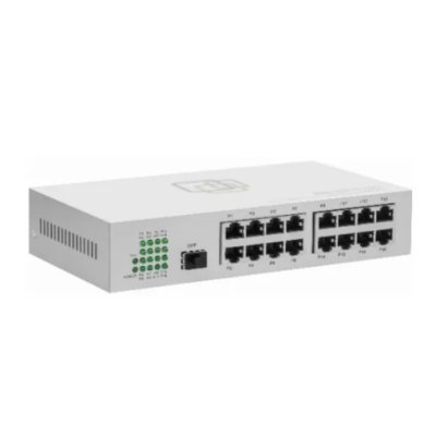 Коммутатор SNR SNR-S1916-1GS (L2) 16x100Мбит/с 1SFP неуправляемый