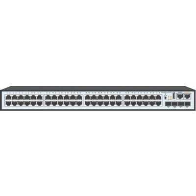 Управляемый коммутатор SNR уровня 2, 48 портов 10/100/1000Base-T, 4 порта 1/10G SFP+