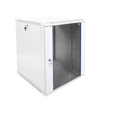 Шкаф коммутационный ЦМО ШРН-Эконом (ШРН-Э-15.650) настенный 15U 600x650мм пер.дв.стекл 65кг серый 600мм 26.6кг 180град. 746мм