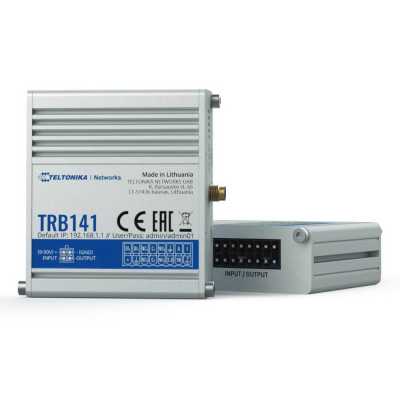 Промышленный LTE шлюз Teltonika TRB141 industrial rugged GPIO LTE gateway 4G (LTE) cat1/3G/digital i/o