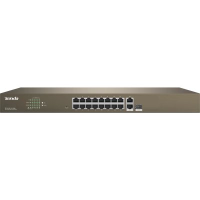 Коммутатор 16FE+ 2GE POE SFP F1218P-16-250W IP-COM