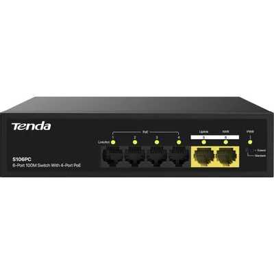 Коммутатор Tenda S106PC 6PORT 100M