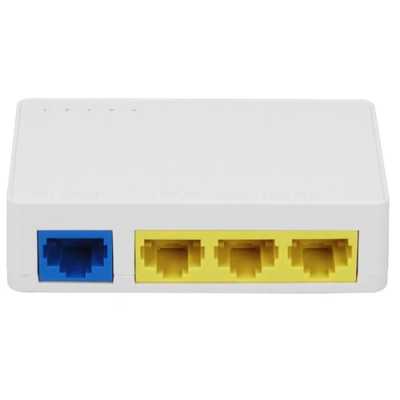 Tenda S204PD Коммутатор неуправляемый, PoE 4x100 Мбит/с, настольный, пластиковый корпус