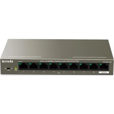 Коммутатор 9PORT 10/100M POE TEF1109P-8-102W Tenda