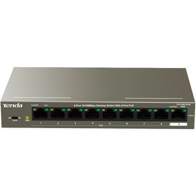 Коммутатор 9PORT 10/100M POE TEF1109P-8-63W Tenda
