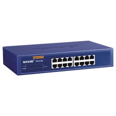 Коммутатор Tenda TEG1016D 16-Port 10/100/1000 Gigabit Switch