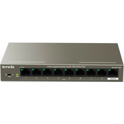 Коммутатор 9PORT 10/100/1000M POE TEG1109P-8-102W Tenda