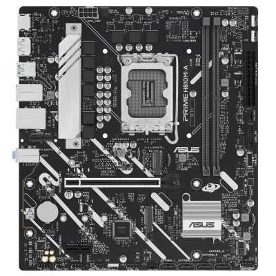 Материнская плата ASUS PRIME H810M-A-CSM, LGA1851, Intel H810, 2xDDR5, 4xSATA, 2xM.2, 1xPCIe 4.0 x16, DisplayPort, HDMI, 1x1Gb LAN, 3x3.5 мм, 7.1, microATX