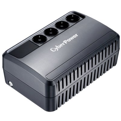 Источник бесперебойного питания CyberPower BU-1000/1000 ВА/600 Вт/4 х CEE 7 (евророзетка)