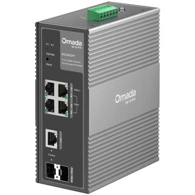 Коммутатор Omada 6-Port Gigabit Industrial Easy Managed Switch with 3-Port PoE+ and 1-Port PoE++