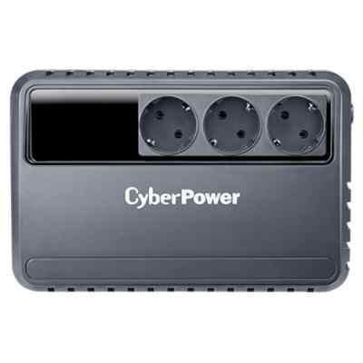 Источник бесперебойного питания CyberPower BU600E/600 ВА/360 Вт/3 х CEE 7 (евророзетка)