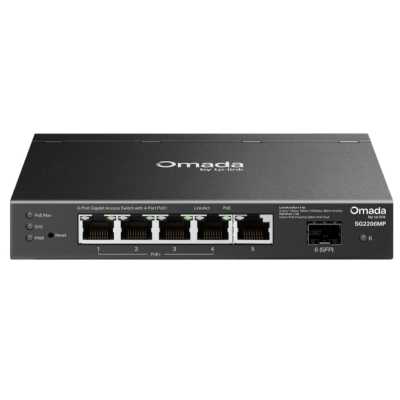 Коммутатор Omada Access 6-Port Gigabit Switch with 4-Port PoE+