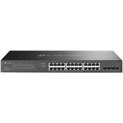 Управляемый 28‑портовый гигабитный коммутатор L2 TP-Link SG2428LP с 24 портами, 16 портов PoE+, 4 гигабитных SFP-слота