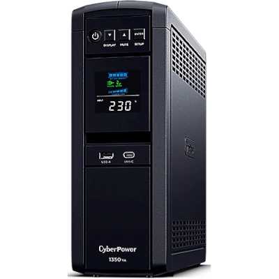 Источник бесперебойного питания Cyberpower CP1350EPFCLCD Line-Interactive 1350VA/810W USB/RS-232/RJ11/45 (6 EURO)