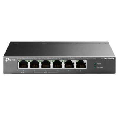 Коммутатор/ 6-Port Gigabit Desktop Switch with 3-Port PoE+ and 1-Port PoE++