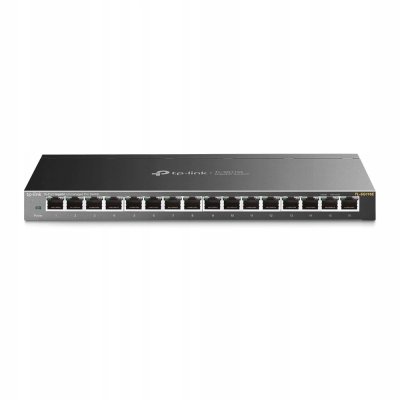 Коммутатор сетевой TP-Link 16-Port Gigabit Easy Smart Switch, 16 Gigabit RJ45 Ports, Desktop Steel Case, MTU/Port/Tag-based VLAN, QoS, IGMP Snooping, Web/Utility Management