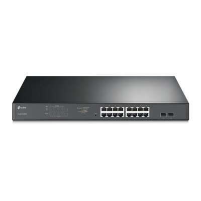 Коммутатор 16-port Gigabit PoE Easy Smart switch, 802.3af on ports 1-16, PoE budget 192 watts, desktop and rack-mountable