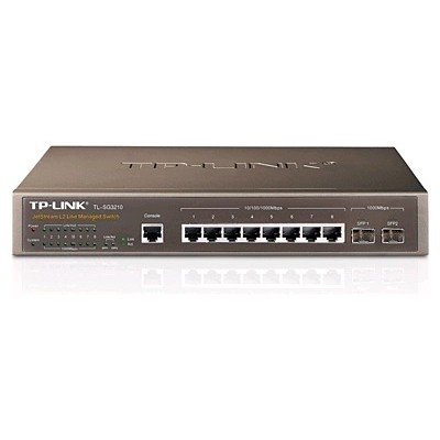 Коммутатор TP-Link TL-SG3210 8PORT 1000M 2 SFP
