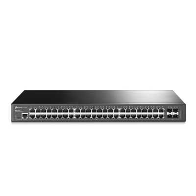 Коммутатор Jetstream 48-port gigabit L2+ managed switch with 4-gigabit uplink ports, 48 10/100/1000Mbps RJ-45 port, 4 1000Mbps SFP slots