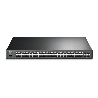 Коммутатор TP-LINK TL-SG3452P JetStream 52-портовый гигабитный управляемый коммутатор уровня 2+ с 48