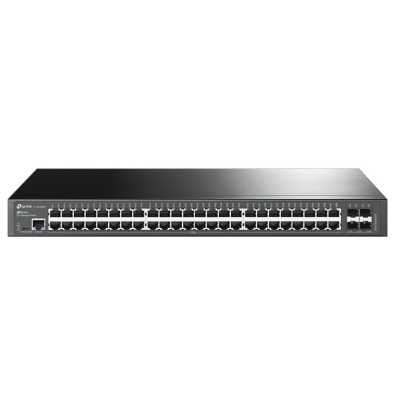 Коммутатор 48-портовый гигабитный управляемый уровня 2+ TP-Link TL-SG3452X JetStream с четырьмя слотами SFP+ 10 Гбит/с