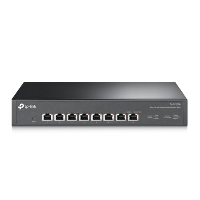 Коммутато TP-Link 8-port Desktop/Rackmount 10G Unmanaged Switch, 8 100/1G/2.5G/5G/10G RJ-45 ports, 1 Fan with intelligent speed control, 100-240 VAC, 50/60 Hz.