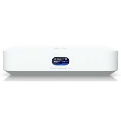Маршрутизатор Ubiquiti UniFi Cloud Gateway Max 512Gb 4 ядра (1,5 ГГц), 4х 2.5G RJ45, 1х 2.5G RJ45, SSD 512 Gb
